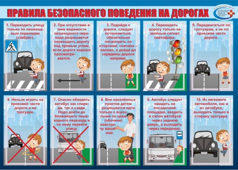 Правила безопасного поведения на дороге